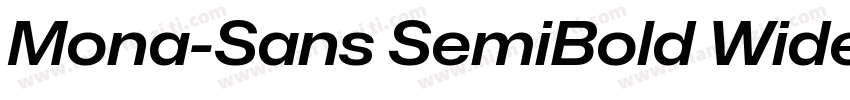 Mona-Sans SemiBold Wide字体转换